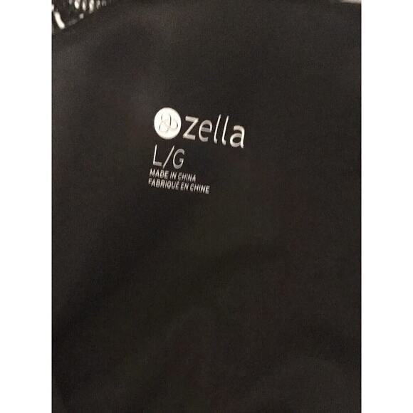 NEW ZELLA Blakely Strappy Back Tank Activewear Size Large L Black $65 - Picture 9 of 9